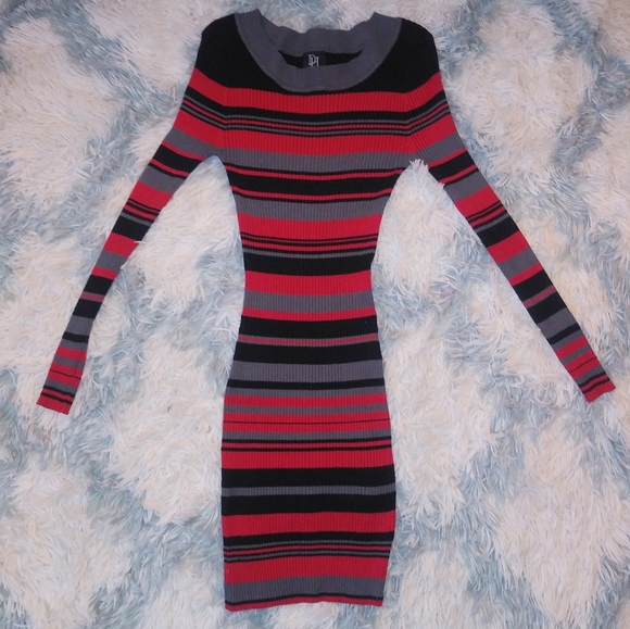 derek heart sweater dress